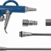 Pistolet do przedmuchiwania z 3 dyszami Aluminiowy korpus