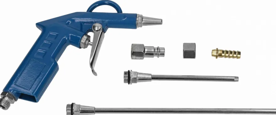 Pistolet do przedmuchiwania z 3 dyszami Aluminiowy korpus