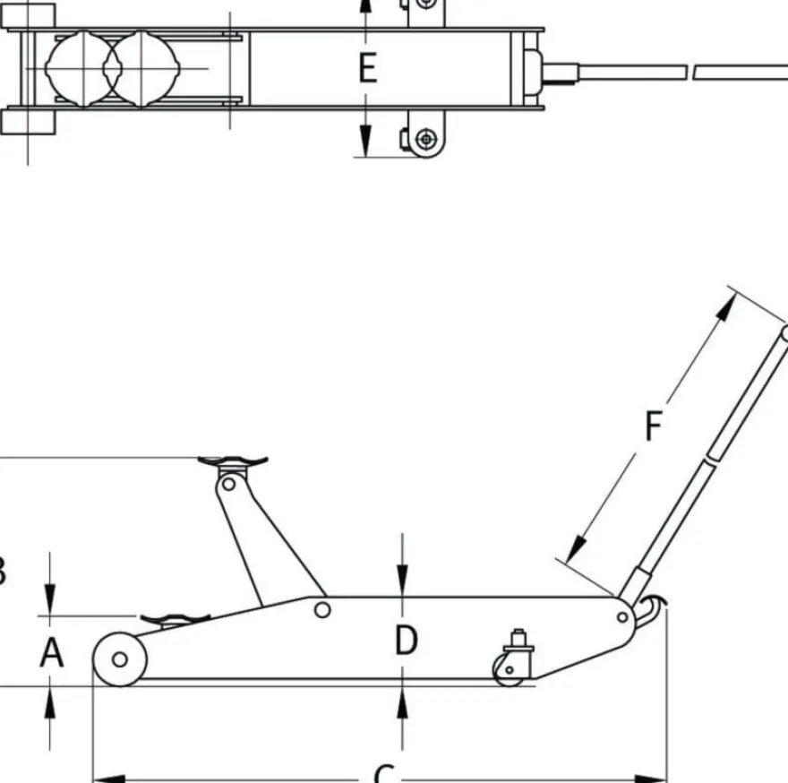 Podnośnik hydrauliczny 2T - Compac 2T-77