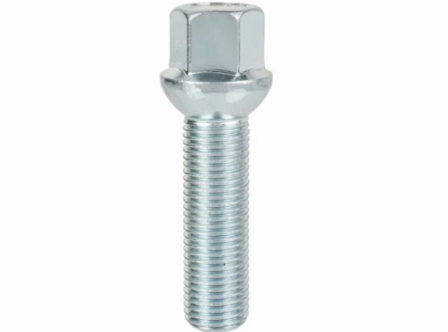 Śruba mocująca M14x1,5, gwint 45mm, kula, klucz 17 10 szt.