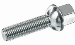 Śruba mocująca M12x1,5, gwint 40mm, kula, klucz 17, 10 szt