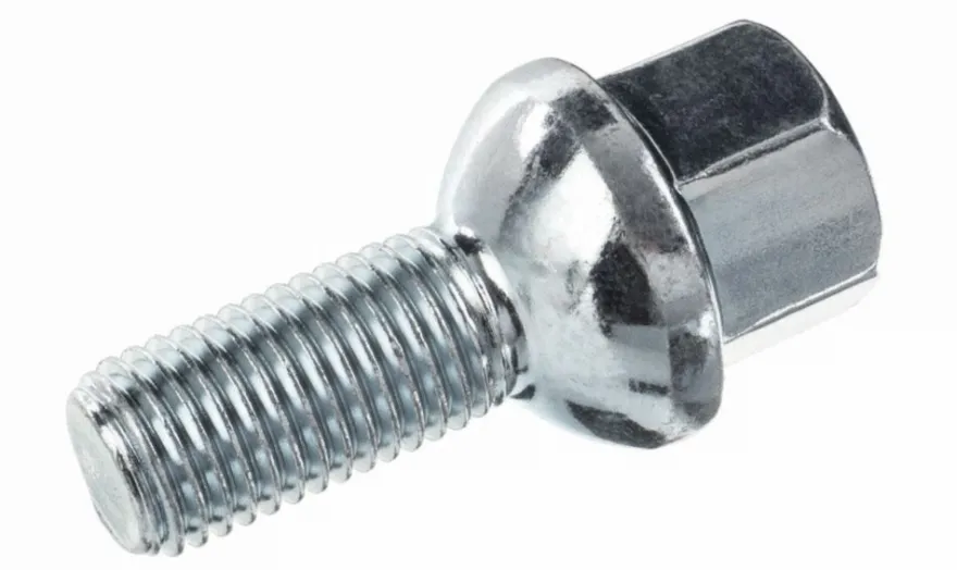 Śruba mocująca M12x1,5, gwint 24mm, kula, klucz 17
