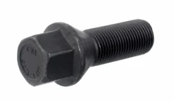 Śruba mocująca M14x1,25, gwint 30mm, stożek, klucz 17, Geomet czarna