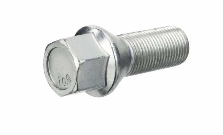 Śruba mocująca M14x1,25, gwint 28mm, stożek, klucz 17