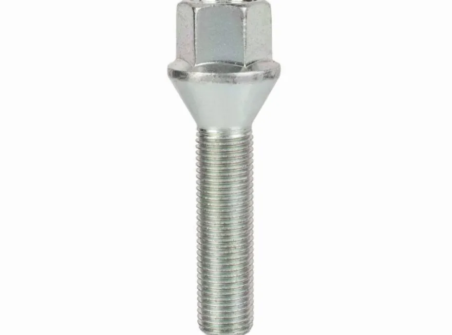 Śruba mocująca M12x1,25, gwint 45mm, stożek, klucz 17