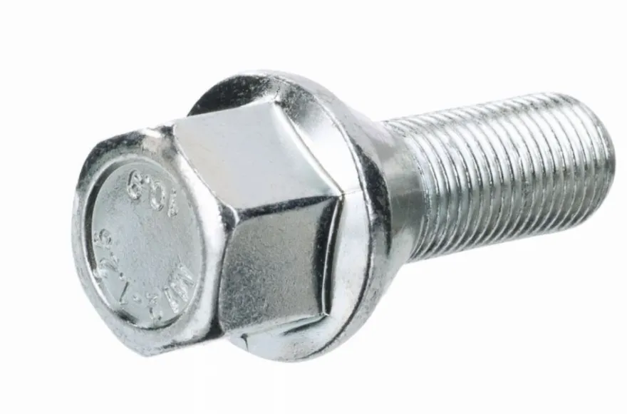 Śruba mocująca M12x1,25, gwint 24mm, stożek, klucz 17