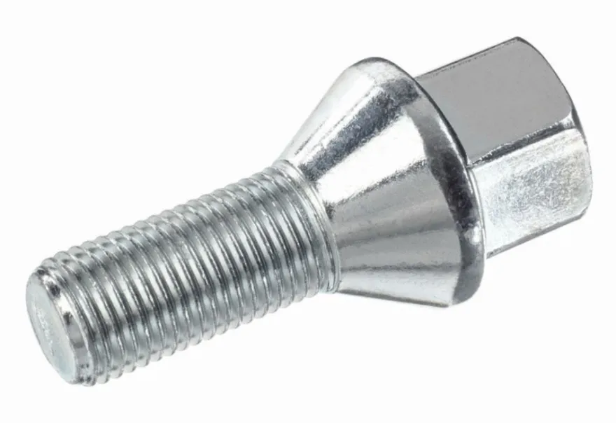 Śruba mocująca M12x1,25, gwint 24mm, stożek, klucz 17