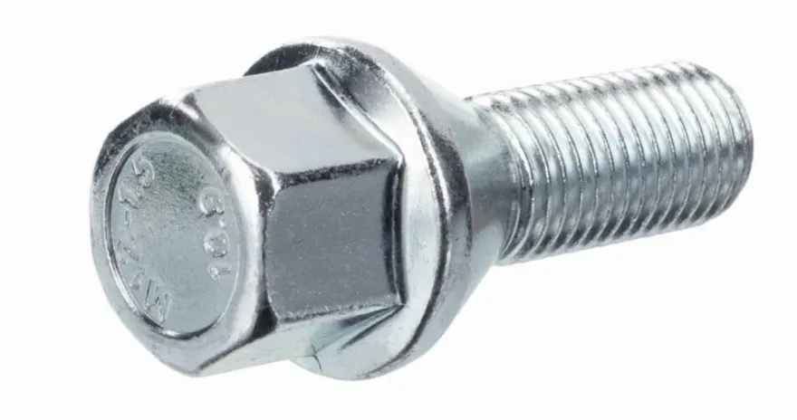 Śruba mocująca M12x1,5, gwint 24mm, stożek, klucz 17