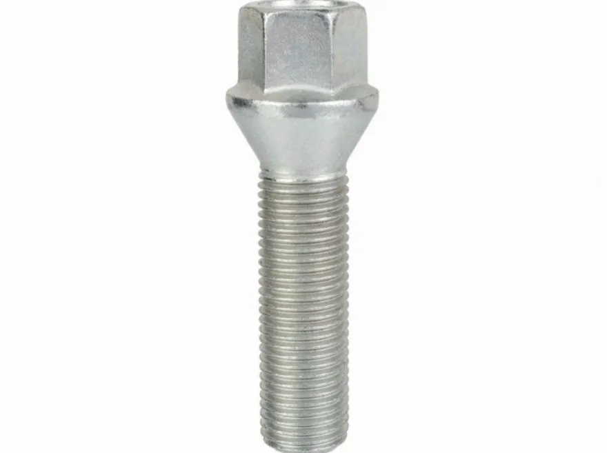 Śruba mocująca M14x1,5, gwint 45mm, stożek, klucz 17