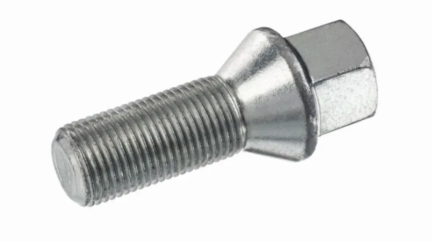 Śruba mocująca M14x1,25, gwint 30mm, stożek, klucz 17