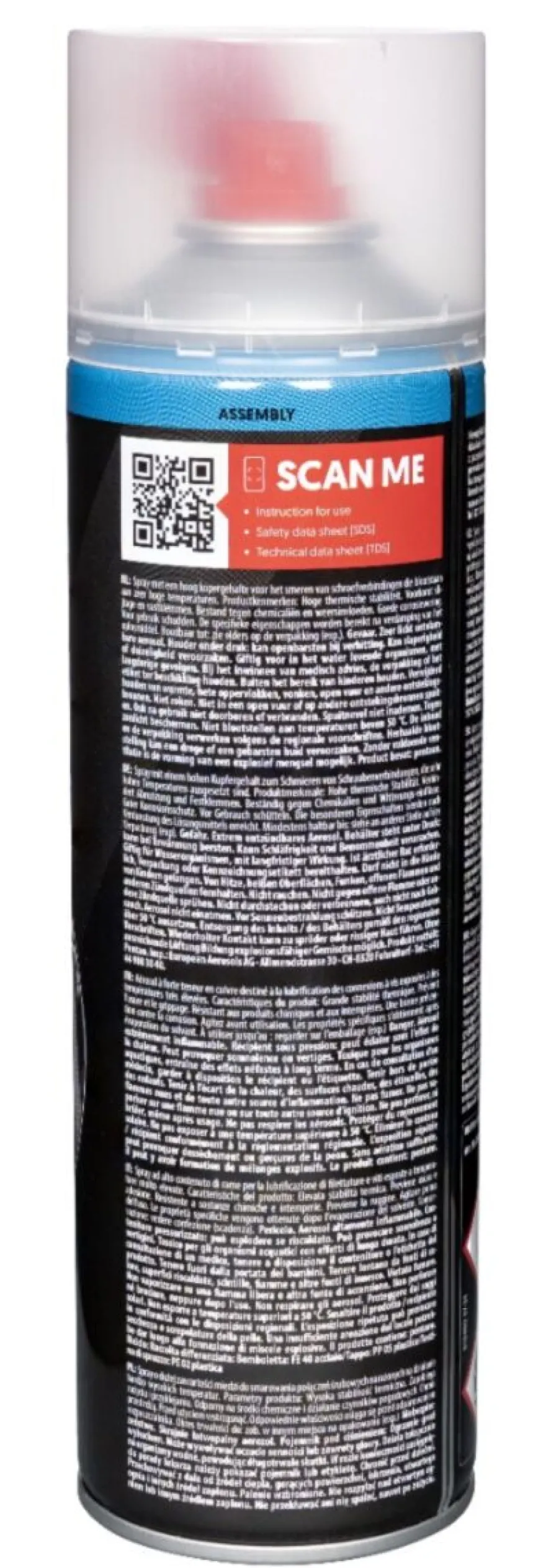 Smar miedziowy w aerozolu 500 ml Spray Motip