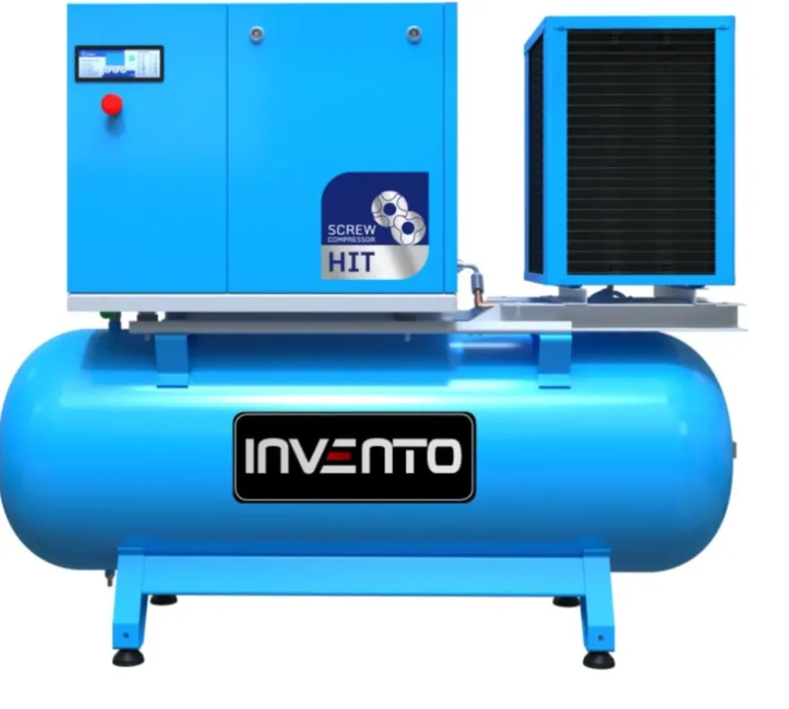 Sprężarka śrubowa Invento HT510, 500 litrów, 10 bar, 5,5 kW