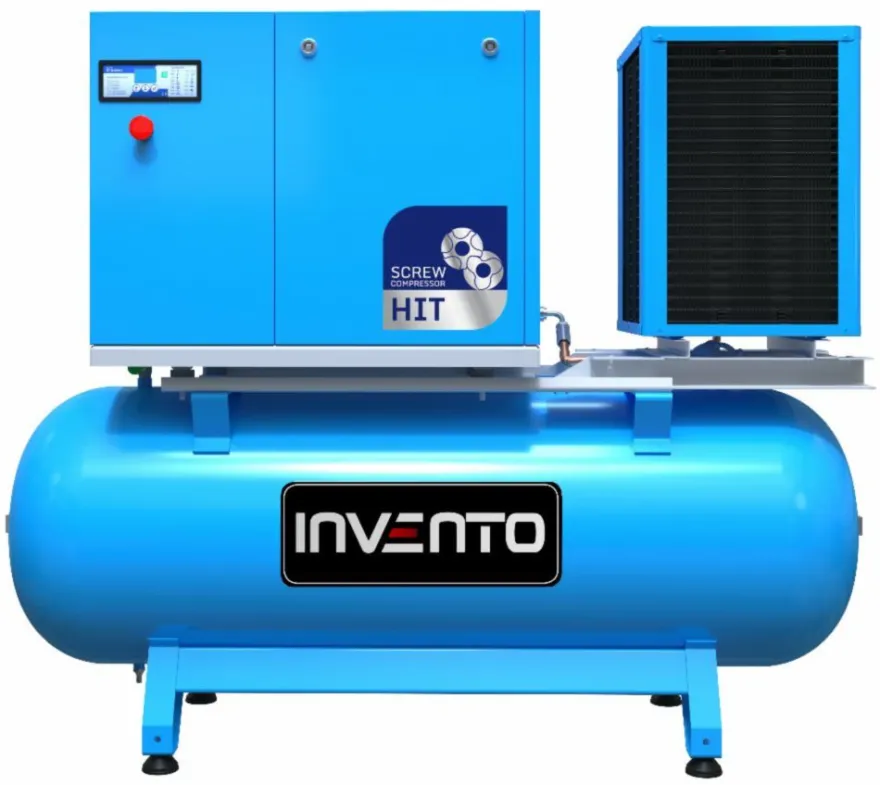 Sprężarka śrubowa Invento HT510, 270 litrów, 10 bar, 5,5 kW
