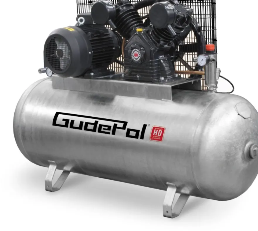 Sprężarka tłokowa Gudepol HD100, 500 litrów, 10 bar,7,5 kW