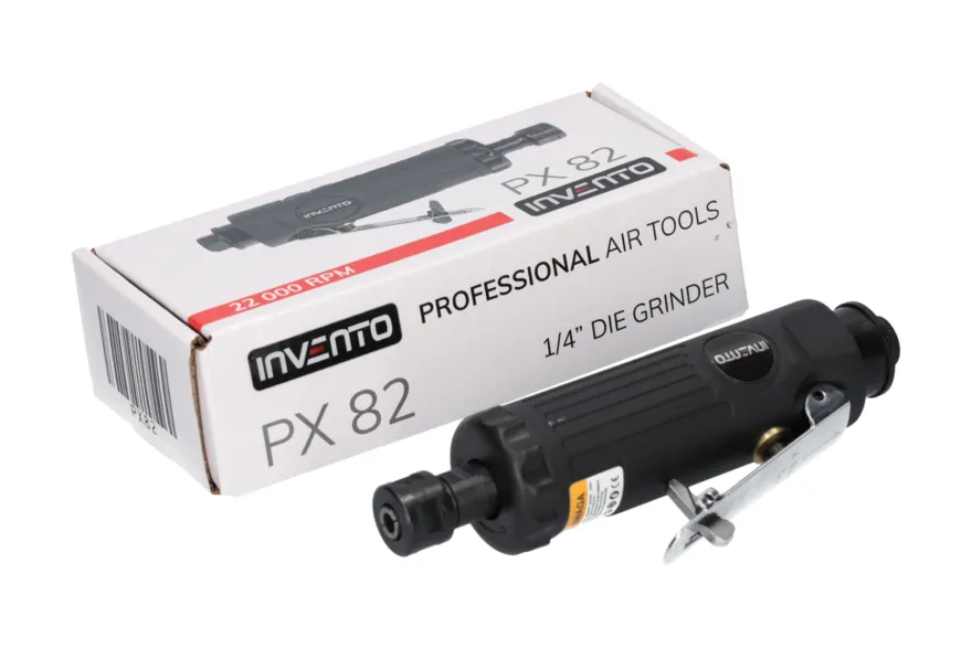 Szlifierka pneumatyczna trzpieniowa INVENTO PX82 prosta, 22 000 RPM