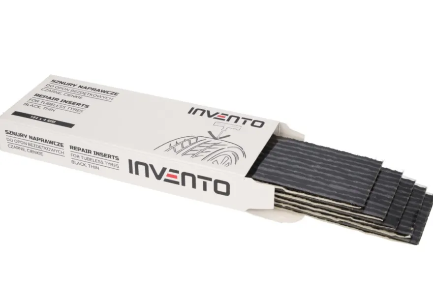 Sznury butylowe do opon motocyklowych czarne cienkie 4 mm 50 szt