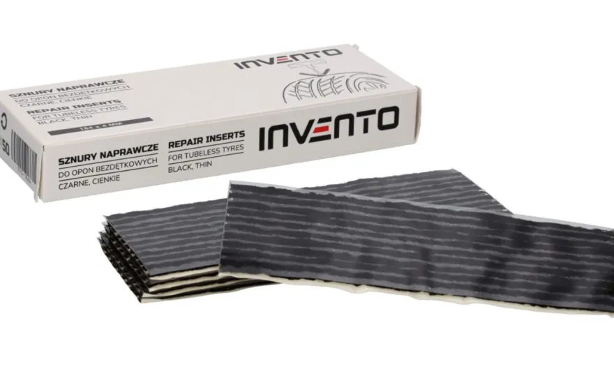 Sznury butylowe do opon motocyklowych czarne cienkie 4 mm 50 szt