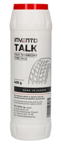 Talk do opon, 400 g - do zabezpieczenia produktów gumowych