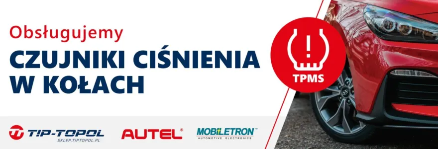 TESTER MOBILETRON PT47 + 32 czujniki TPMS + baner