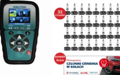 TESTER MOBILETRON PT47 + 32 czujniki TPMS + baner