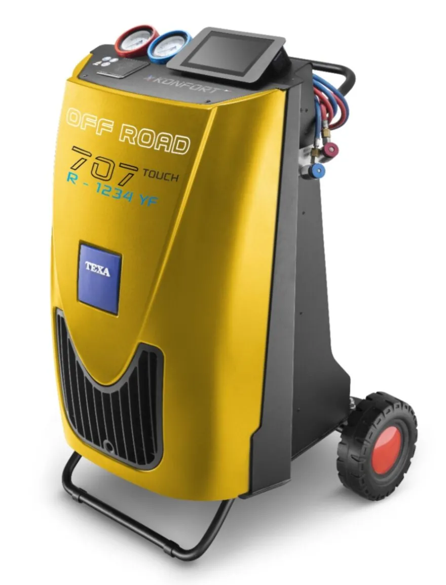 TEXA KONFORT 707 Touch Off Road R1234yf z identyfikatorem urządzenie stacja do klimatyzacji