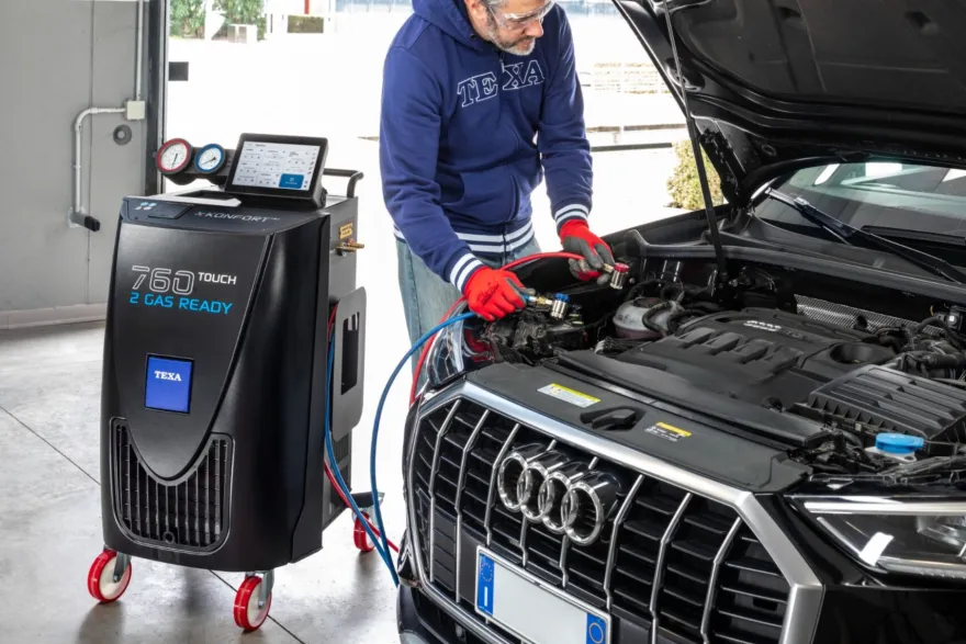 TEXA KONFORT 760 Touch R1234yf urządzenie stacja do klimatyzacji