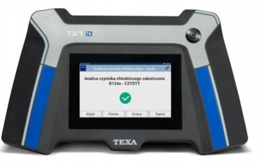 TEXA TXR iD ANALIZATOR IDENTYFIKATOR CZYNNIKA CHŁODNICZEGO 1234yf / R134a