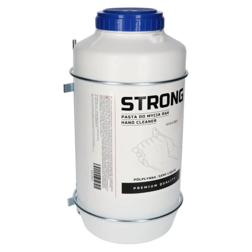 Uchwyt wieszak ścienny chromowany do pasty do rąk STRONG 4l
