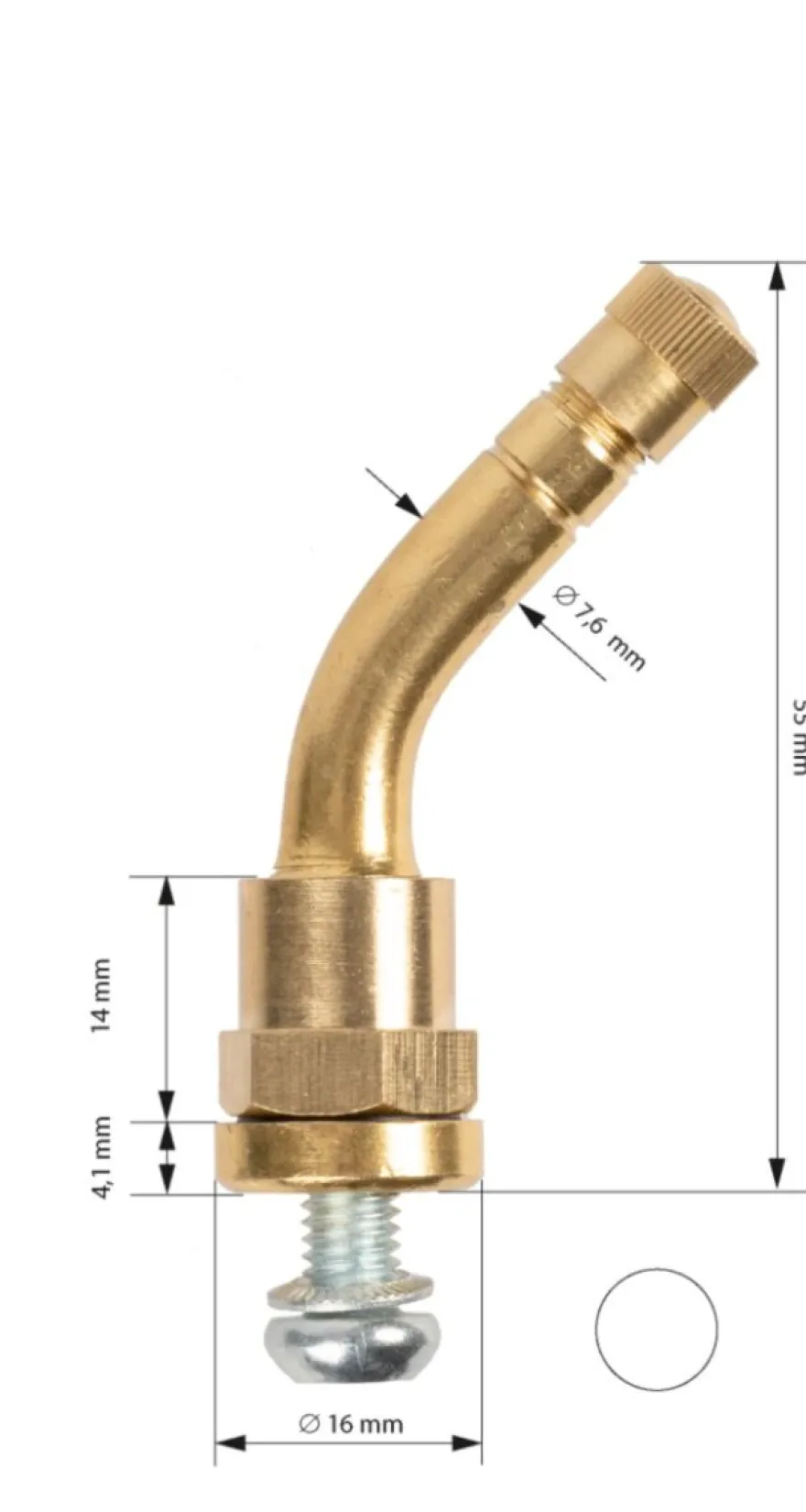 Wentyl TPMS do czujnika TRUCK