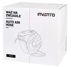 Wąż pneumatyczny na zwijadle 20m ( bęben + zwijacz ) INVENTO