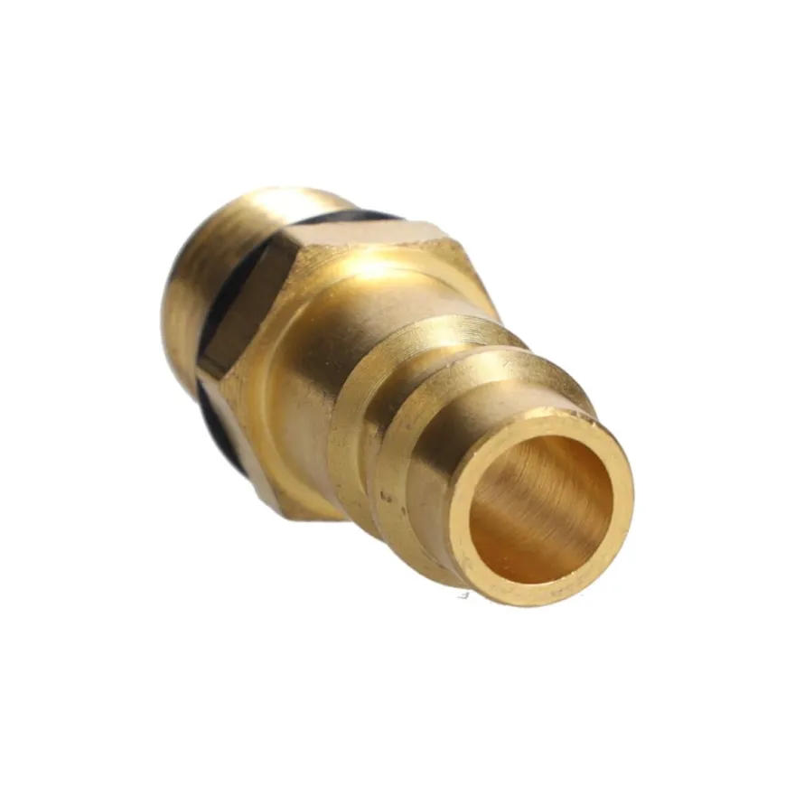 Wtyk szybkozłącza gwint zewnętrzny 1/4" mosiądz 960 l/min wtyk adapter 2 sztuki