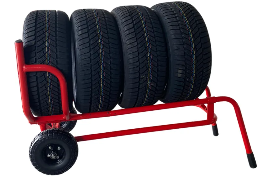 Wózek do transportu opon i kół osobowych i SUV, udźwig 200 kg