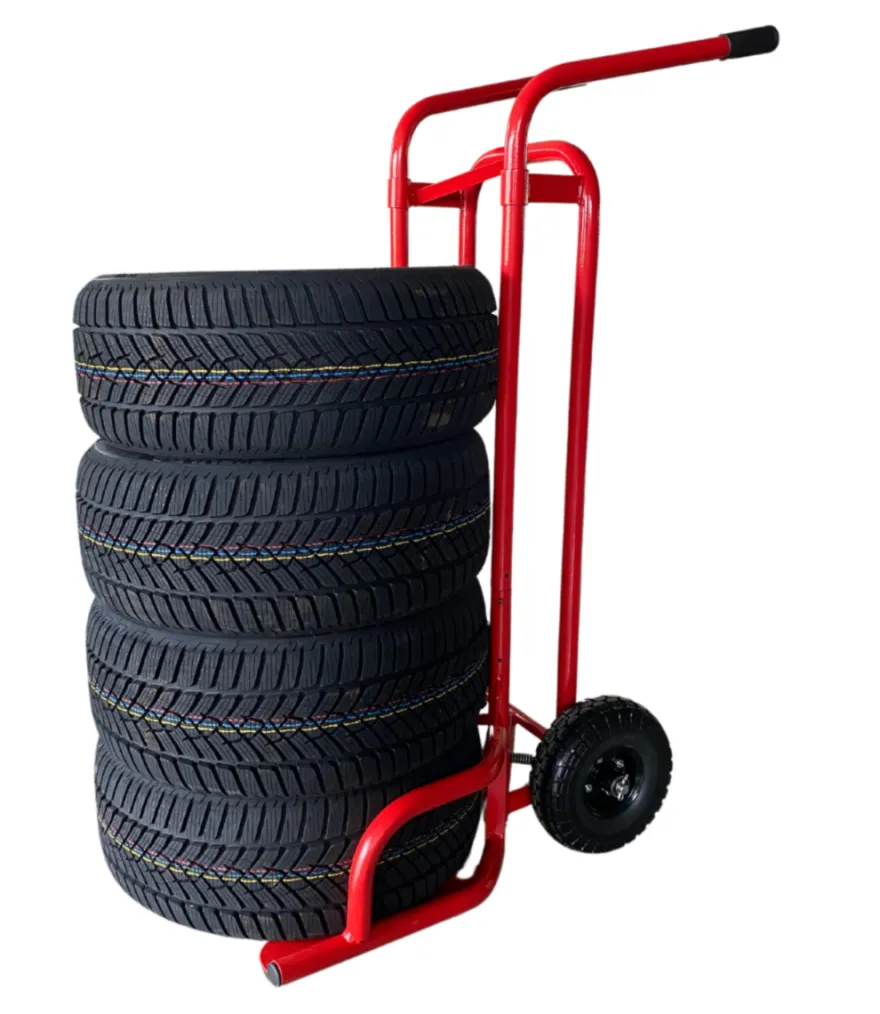 Wózek do transportu opon i kół osobowych i SUV, udźwig 200 kg