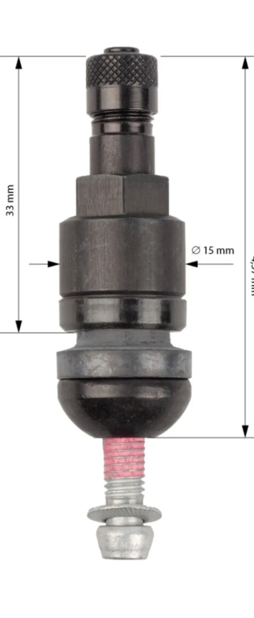 Zawór do czujnika TPMS Sens.it (czarny)