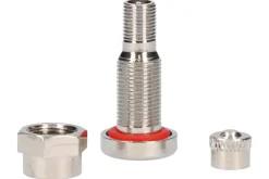 Zawór metalowy niklowany 36 MS V2.04.1 do kół bezdętkowych samochodów ciężarowych i autobusów