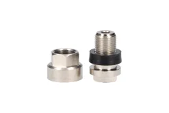 Zawór metalowy skręcany typ V007 ukryty do kół bezdętkowych samochodów osobowych średnica osadzenia 11,3 mm