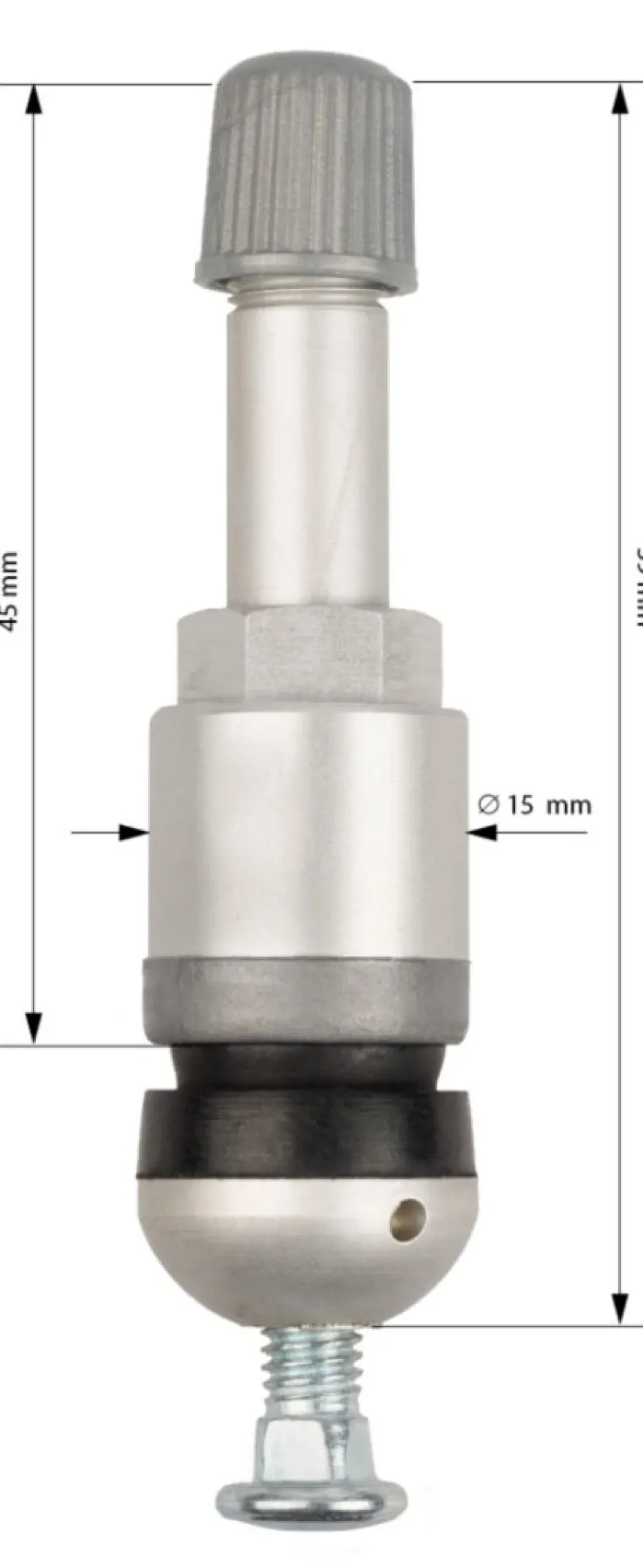 Zawór TPMS do czujnika OEM - Beru/Huf L=56mm