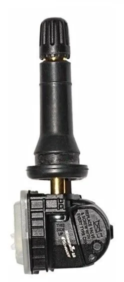 Zawór TPMS do czujnika OEM - Schrader TR413 gumowy nowy z chromowaną nakładką