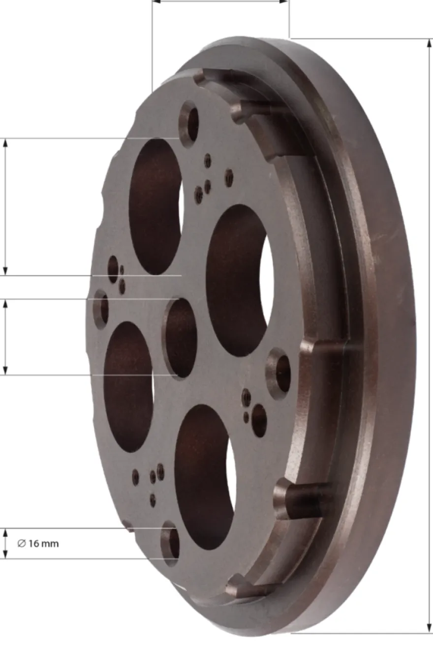 Zestaw INVENTO gwiazda 4 i 5-cio ramienna + flansza, uchwyt 42 mm LLKW do wyważarki cieżarowej