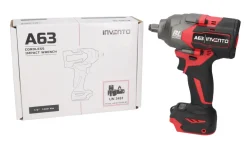 ZESTAW INVENTO klucz A63 + wiertarka A74U + 2x aku (4Ah+ 2Ah) + ładowarka + adapter