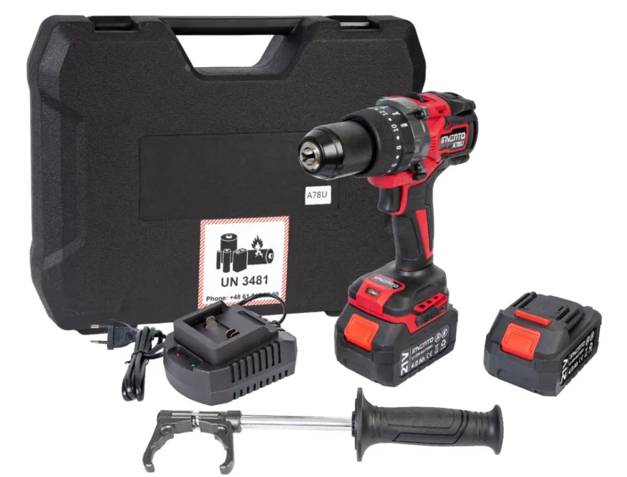 Zestaw INVENTO PXA78U + bateria 4Ah (x2) + INVTQ12-210 GRATIS!