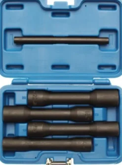 Zestaw nasadek długich 1/2" do uszkodzonych i zapieczonych śrub 17-19-21-22 mm