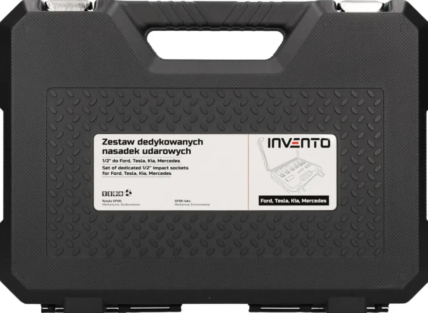 Zestaw nasadek udarowych INVENTO 1/2" do Ford Tesla Kia Hyundai Mercedes