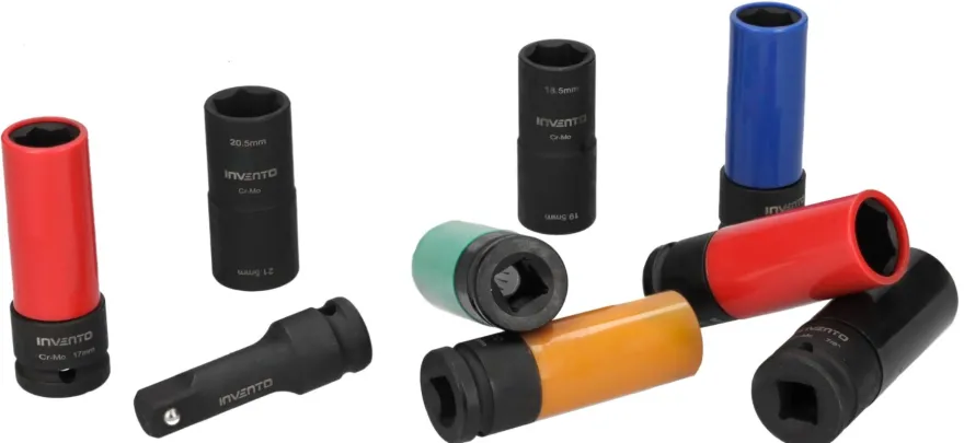 Zestaw nasadek udarowych INVENTO 1/2" do Ford Tesla Kia Hyundai Mercedes