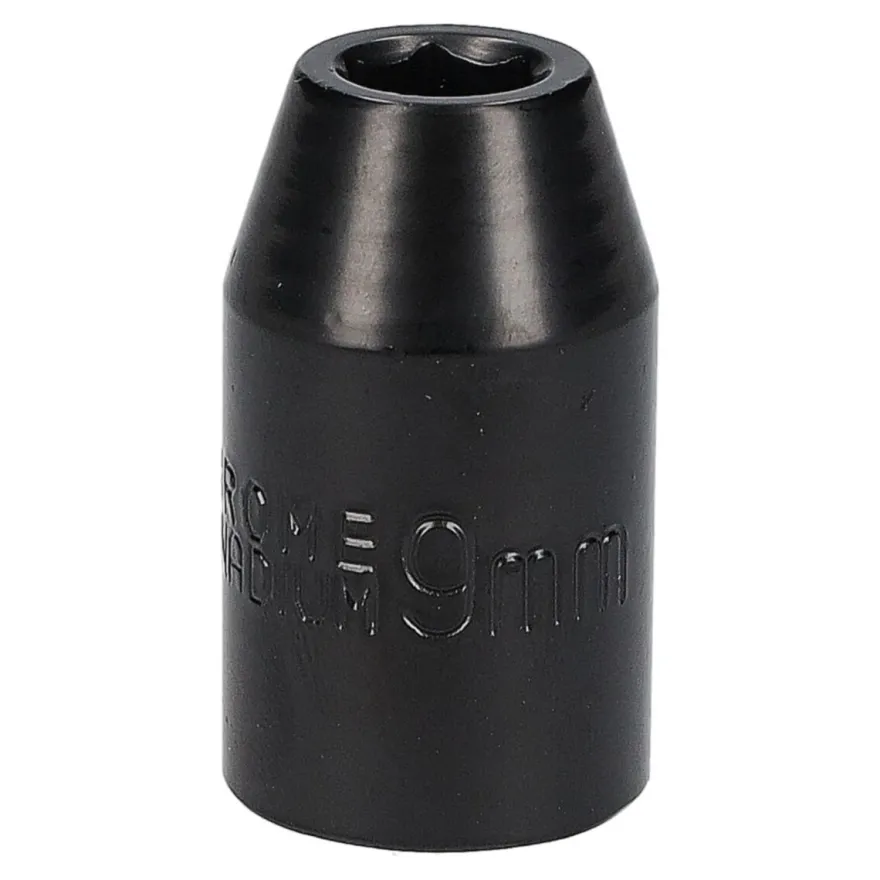 Zestaw 10 nasadek udarowych 1/2" 9-27 mm + przedłużka, adapter 5"