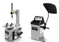 Zestaw warsztatowy wyważarka INVENTO VBS 200E + montażownica INVENTO TCS 521 SA