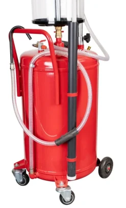 Zlewarko-wysysarka do oleju ze zbiornikiem kontrolnym, 80l